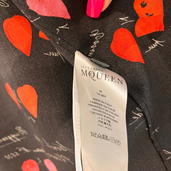 Alexander McQueen heart print blouse - Picture 3 of 5